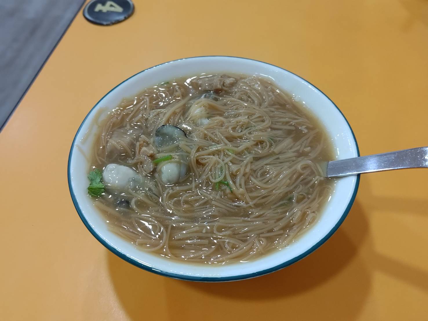 Vermicelli in thick soup