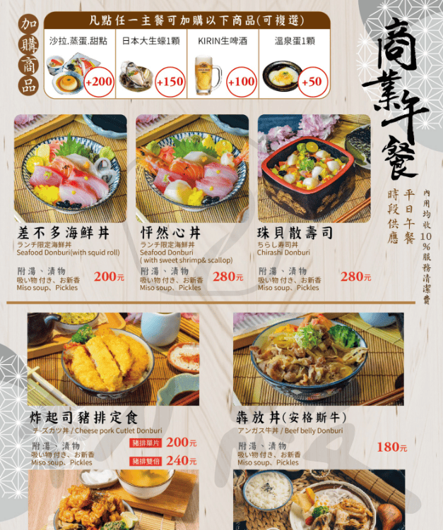 初鰻的商業午餐