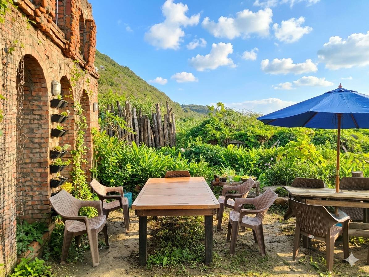 Scenic coffee shop