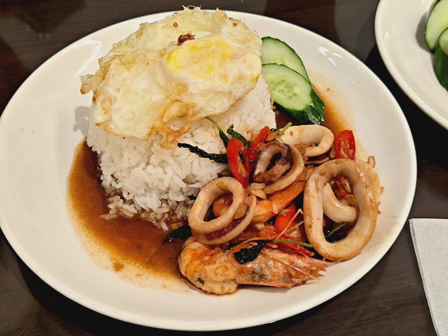 【新北】八里左岸平價美食|觀海大道|打拋豬肉蓋飯、泰式豬肉炒河粉|不收服務費!曼谷泰式料理 Thai bangkok - 第8張圖 Thai bangkok